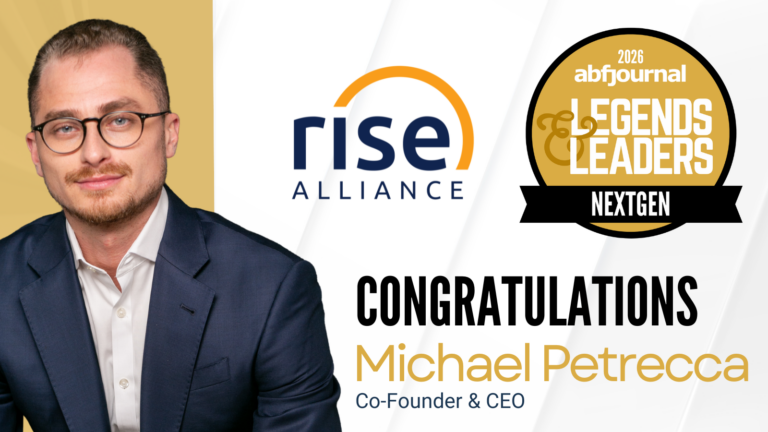 Rise Alliance Co-Founder and CEO Michael Petrecca recognized as a 2026 ABF Journal Legends and Leaders NextGen honoree